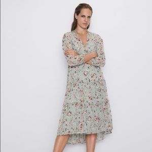 Zara Floral Print Dress